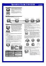 Casio 3164 Operation Manual preview