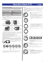 Preview for 2 page of Casio 3172 Operation Manual