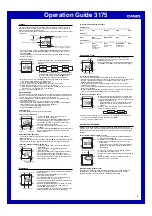 Preview for 2 page of Casio 3175 Operation Manual