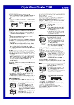 Preview for 4 page of Casio 3184 Operation Manual