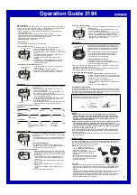 Preview for 5 page of Casio 3184 Operation Manual