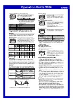 Preview for 7 page of Casio 3184 Operation Manual