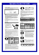 Preview for 5 page of Casio 3193 Operation Manual