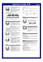 Предварительный просмотр 2 страницы Casio 3196 Operation Manual