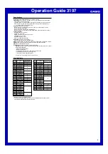 Preview for 5 page of Casio 3197 Operation Manual