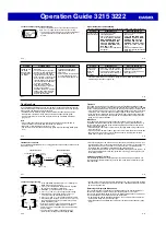 Preview for 4 page of Casio 3215 Operation Manual