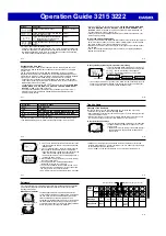 Preview for 8 page of Casio 3215 Operation Manual