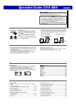 Casio 3218 Operation Manual preview