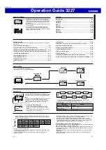 Preview for 1 page of Casio 3227 Operation Manual