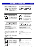 Preview for 2 page of Casio 3227 Operation Manual