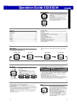 Casio 3233 Operation Manual preview
