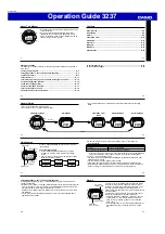 Casio 3237 Operation Manual preview