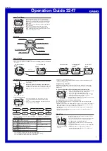 Preview for 1 page of Casio 3247 Operation Manual