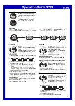 Предварительный просмотр 1 страницы Casio 3249 Operation Manual