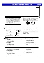 Preview for 1 page of Casio 3261 Operation Manual