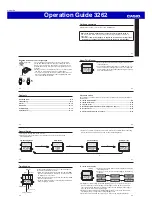 Casio 3262 Operation Manual preview