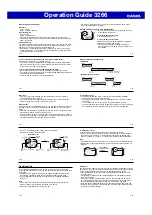 Preview for 3 page of Casio 3266 Operation Manual