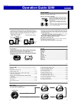 Casio 3269 Operation Manual preview