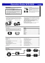 Preview for 1 page of Casio 3270/3293 Operation Manual