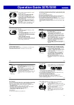 Preview for 3 page of Casio 3270/3293 Operation Manual