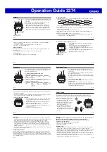 Preview for 2 page of Casio 3274 Operation Manual