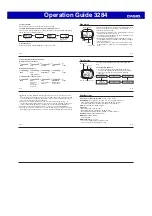 Preview for 2 page of Casio 3284 Operation Manual