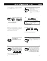 Preview for 3 page of Casio 3285 Operation Manual