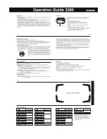 Preview for 5 page of Casio 3285 Operation Manual