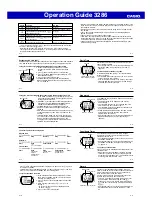 Preview for 2 page of Casio 3286 Operation Manual