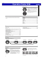 Preview for 1 page of Casio 3288 Operation Manual