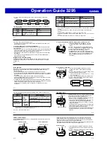 Preview for 2 page of Casio 3295 Operation Manual