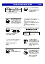 Preview for 4 page of Casio 3295 Operation Manual