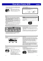 Preview for 5 page of Casio 3295 Operation Manual