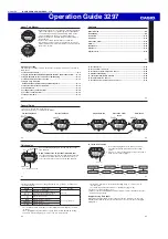 Casio 3297 Operation Manual preview