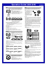 Preview for 3 page of Casio 3309 Operation Manual