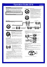 Casio 3310 Operation Manual preview