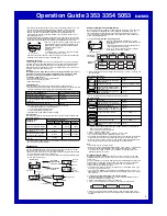 Preview for 4 page of Casio 3353 Operation Manual