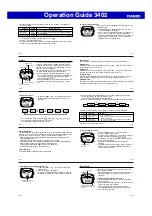 Предварительный просмотр 3 страницы Casio 3402 Operation Manual