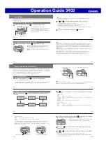 Preview for 3 page of Casio 3403 Operation Manual