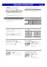 Preview for 5 page of Casio 3407 Operation Manual