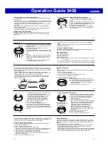 Предварительный просмотр 2 страницы Casio 3408 Operation Manual