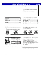 Casio 3416 Operation Manual предпросмотр