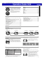 Preview for 1 page of Casio 3420 Operation Manual