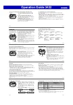 Preview for 2 page of Casio 3422 Operation Manual