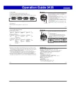 Preview for 2 page of Casio 3435 Operation Manual