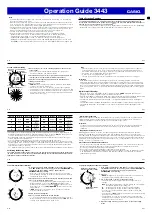 Preview for 4 page of Casio 3443 Operation Manual