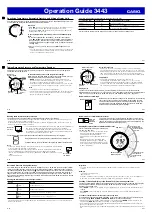 Preview for 6 page of Casio 3443 Operation Manual