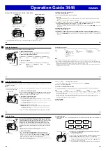 Preview for 11 page of Casio 3445 Operation Manual