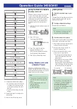 Preview for 7 page of Casio 3461 User'S Operation Manual