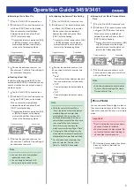 Предварительный просмотр 9 страницы Casio 3461 User'S Operation Manual